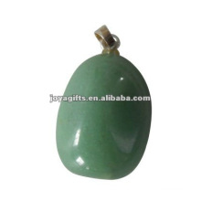 Kind of Natural stone pendant,Green Aventurine Tumbled stone Pendant